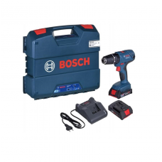 BOSCH GSB 18V-21 smūginis gręžtuvas - suktuvas 2x2 Ah L-Case